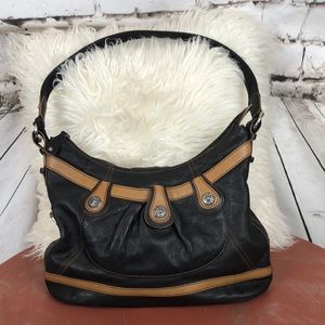 Brighton Black Isa Saddle Shoulder Bag